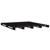 palleseng 120x200 cm massivt fyrretræ sort