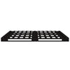 palleseng 120x200 cm massivt fyrretræ sort
