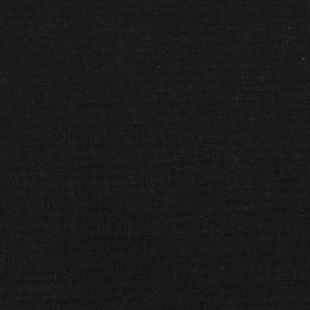 bænk 70x30x30 cm stof sort