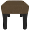 bænk 70x30x30 cm stof brun