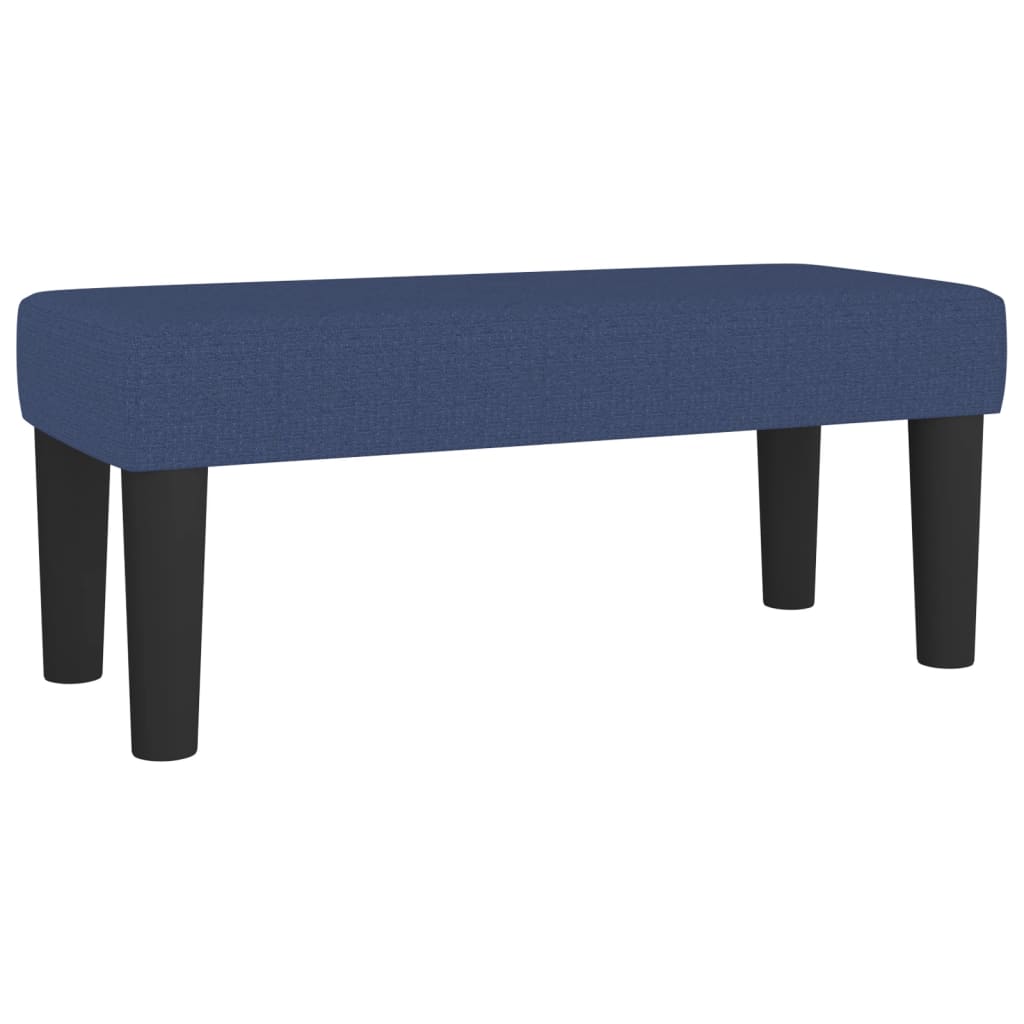 bænk 70x30x30 cm stof blå