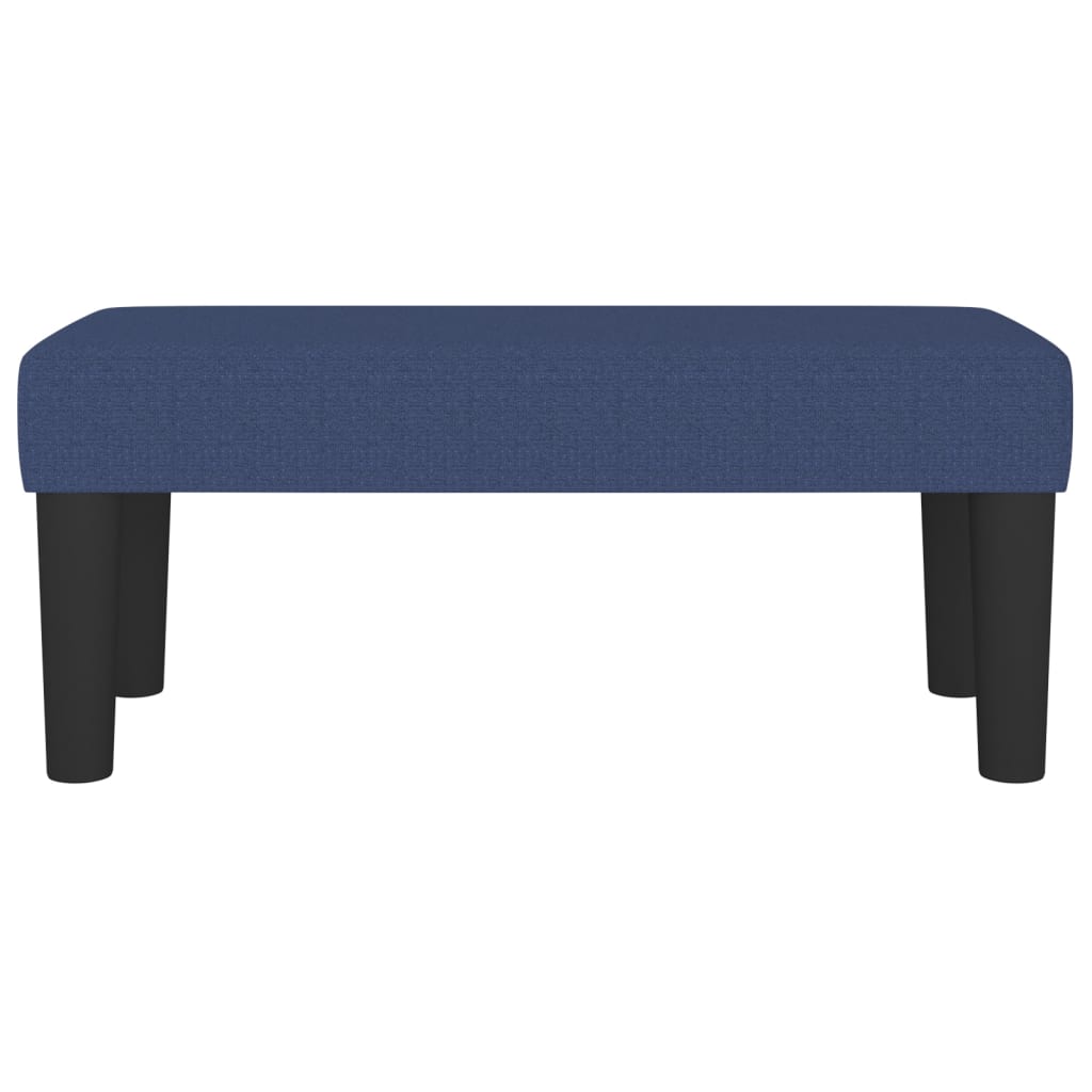 bænk 70x30x30 cm stof blå