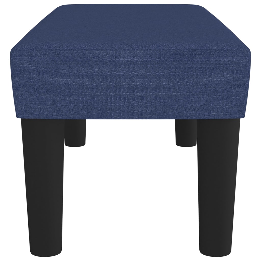 bænk 70x30x30 cm stof blå