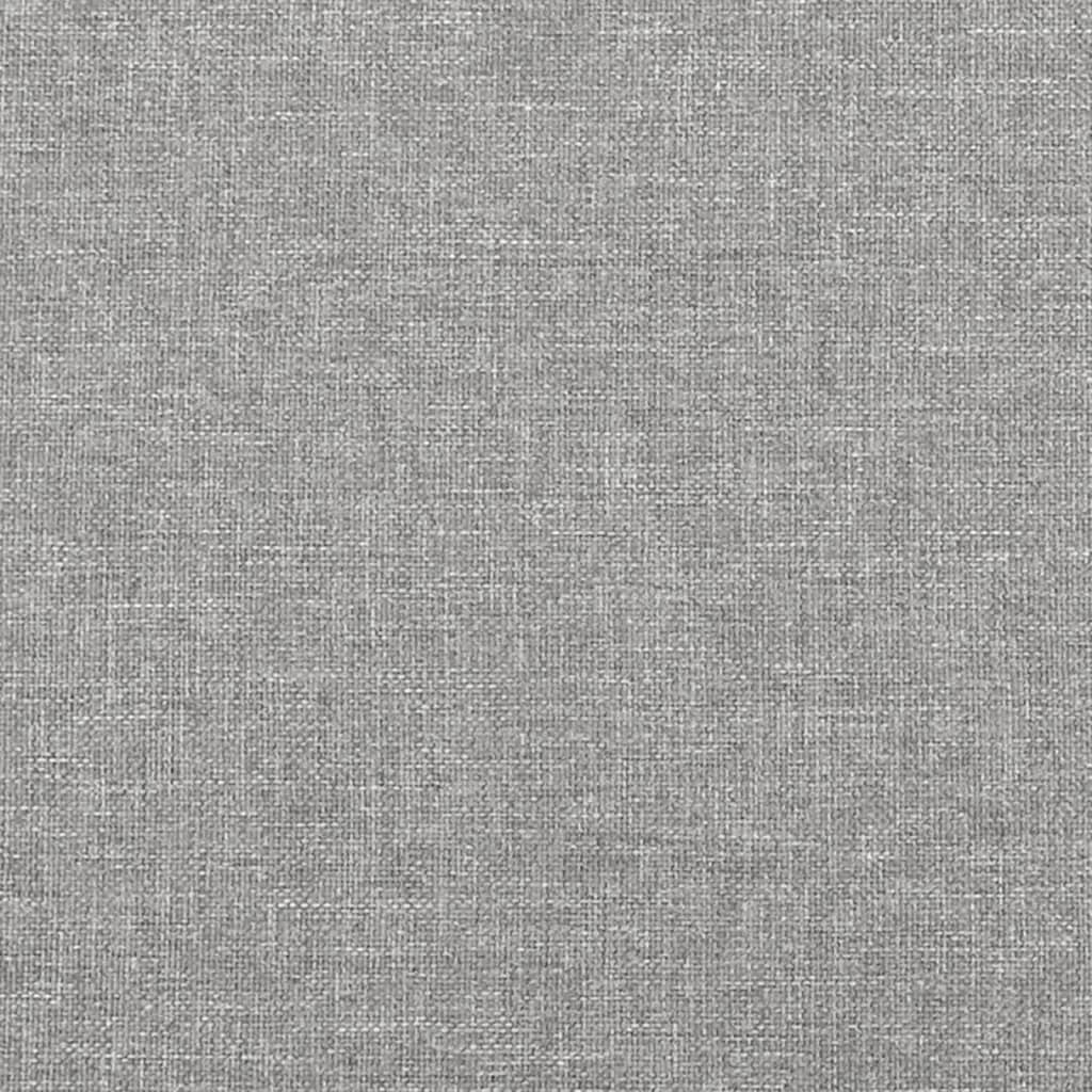 bænk 70x30x30 cm stof lysegrå
