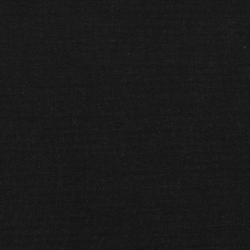 bænk 70x30x30 cm stof sort