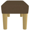 bænk 70x30x30 cm stof brun