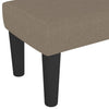 bænk 100x30x30 cm stof gråbrun