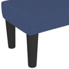 bænk 100x30x30 cm stof blå