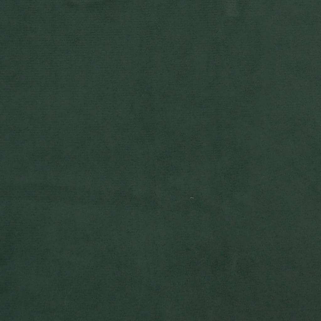 bænk 100x30x30 cm fløjl mørkegrøn