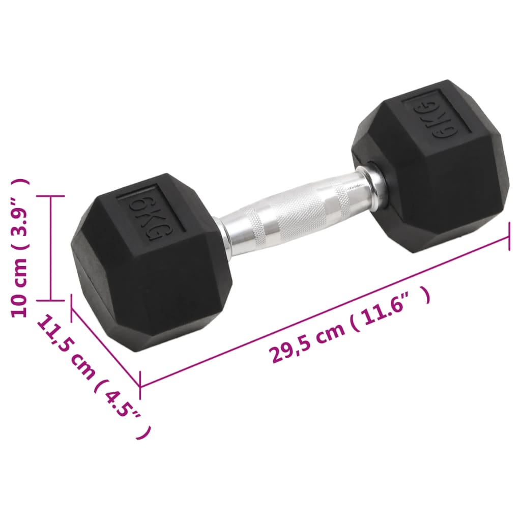 håndvægte 2 stk. 12 kg støbejern