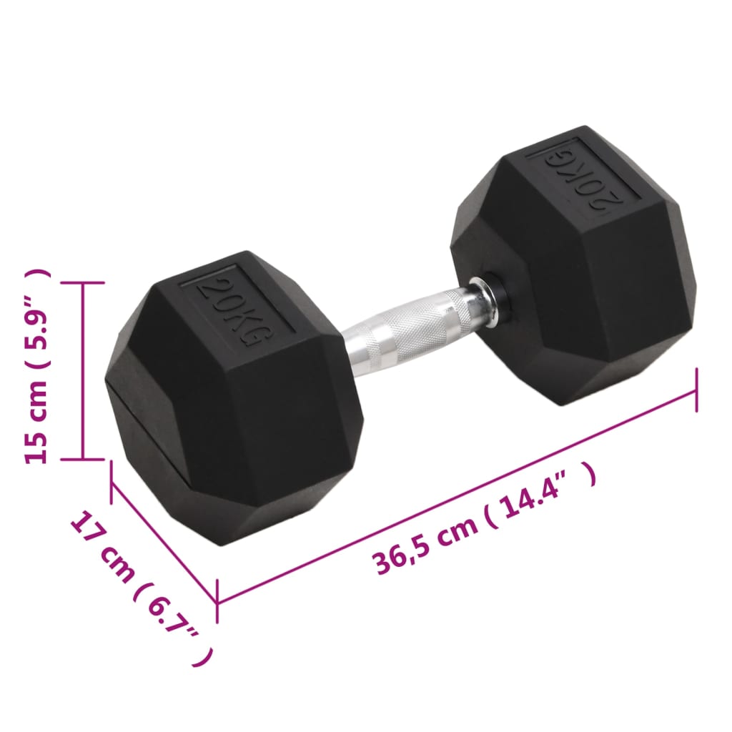 håndvægt 20 kg støbejern