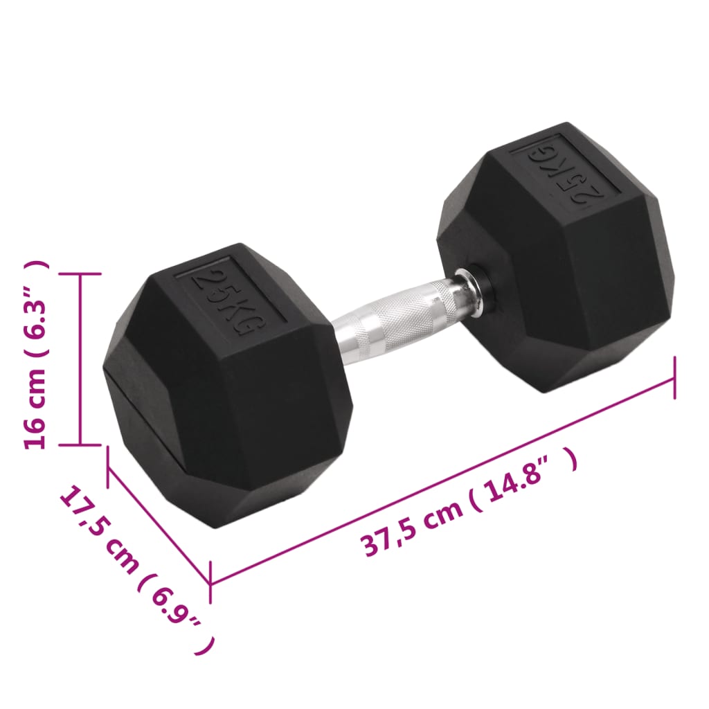 håndvægt 25 kg støbejern