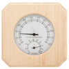 2-i-1 saunasæt hygrometer og timeglas massivt fyrretræ