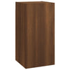 tv-skabe 7 stk. 30,5x30x60 cm konstrueret træ brun egetræsfarve