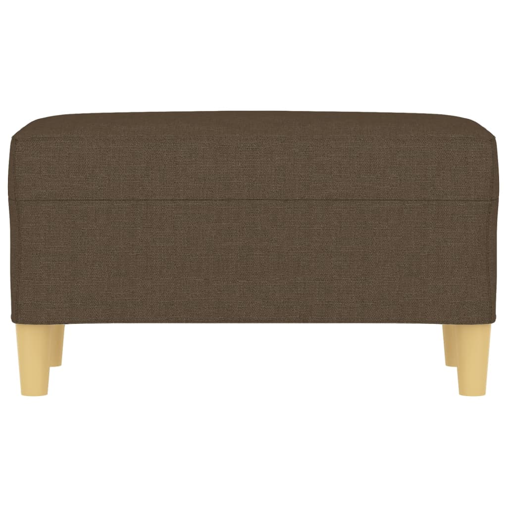 bænk 70x35x41 cm stof brun