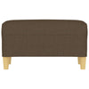 bænk 70x35x41 cm stof brun