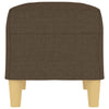bænk 70x35x41 cm stof brun