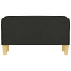 bænk 70x35x41 cm stof sort