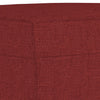 bænk 70x35x41 cm stof vinrød