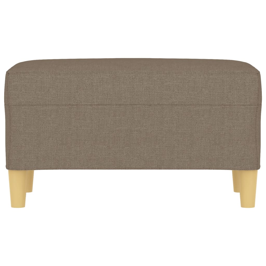 bænk 70x35x41 cm stof gråbrun