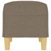 bænk 70x35x41 cm stof gråbrun