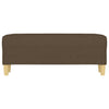 bænk 100x35x41 cm stof brun