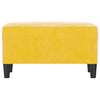 bænk 70x35x41 cm velour gul