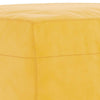 bænk 100x35x41 cm velour gul