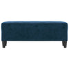 bænk 100x35x41 cm velour blå