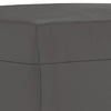 bænk 100x35x41 cm kunstlæder grå