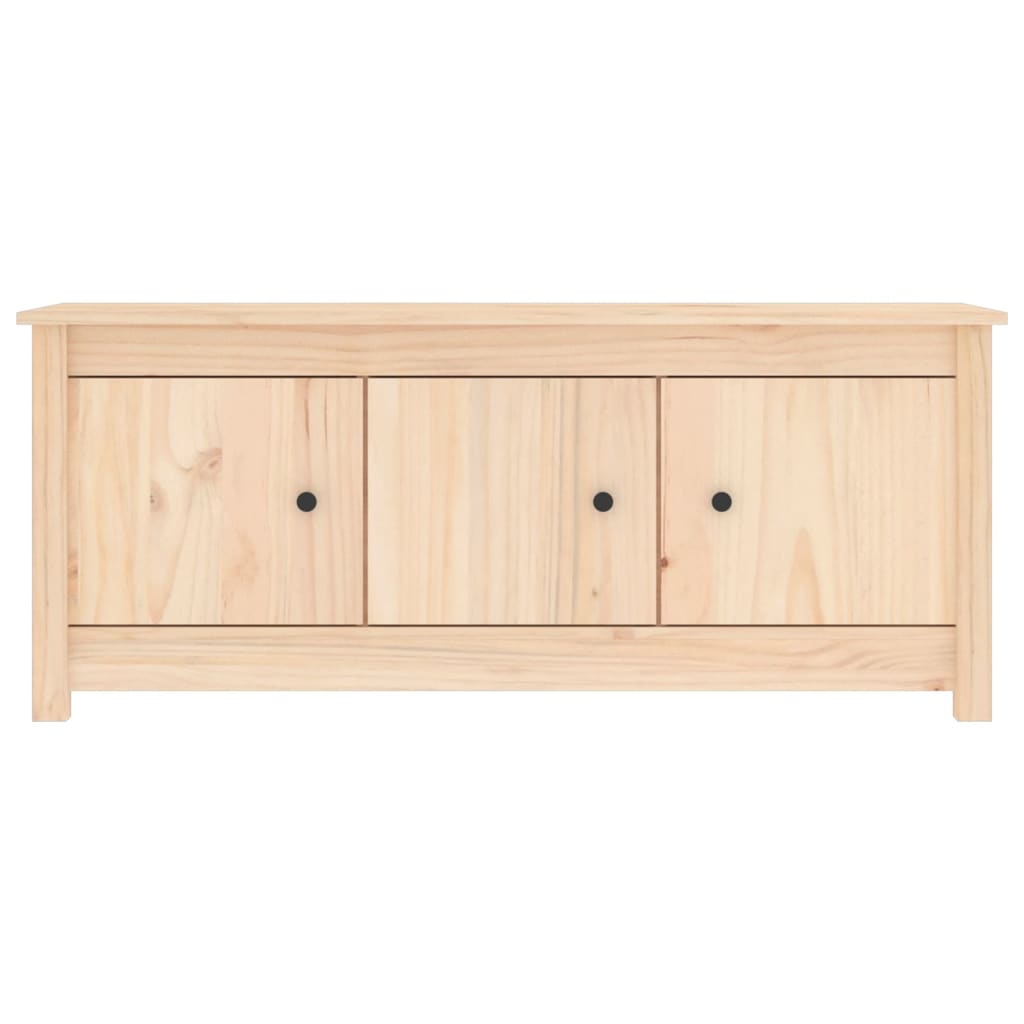 skoskab 110x38x45,5 cm massivt fyrretræ