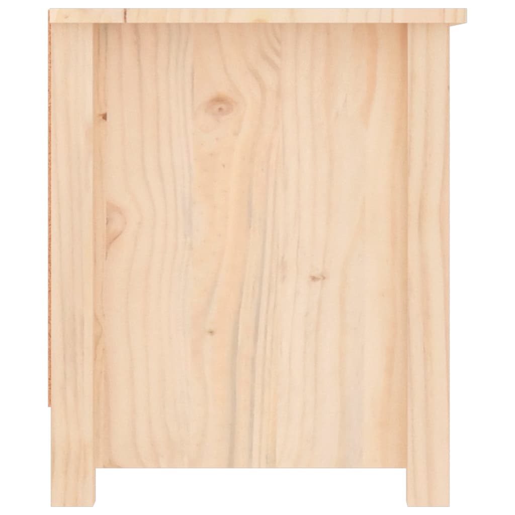 skoskab 110x38x45,5 cm massivt fyrretræ