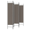 5-panels rumdeler 200x200 cm stof antracitgrå