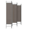 5-panels rumdeler 240x200 cm stof antracitgrå