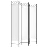 6-panels rumdeler 240x220 cm stof hvid
