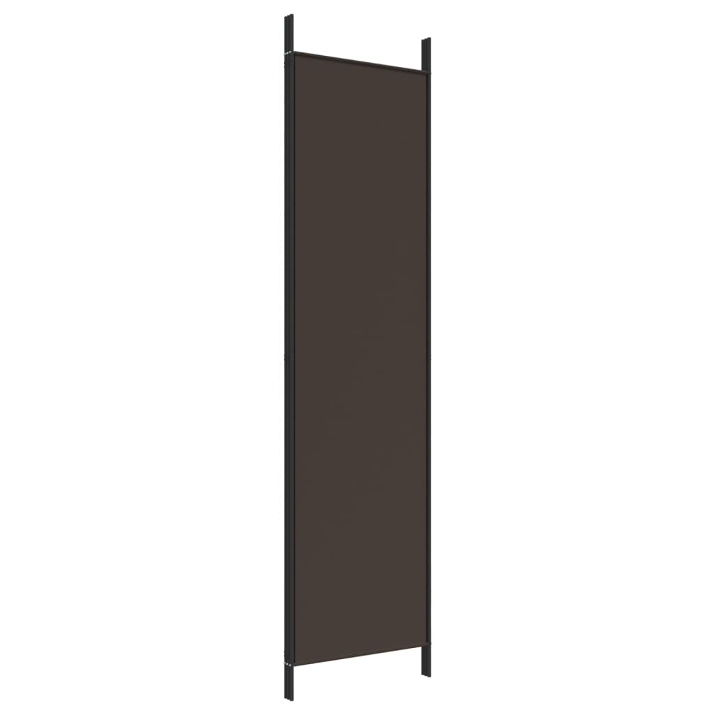 3-panels rumdeler 150x200 cm stof brun