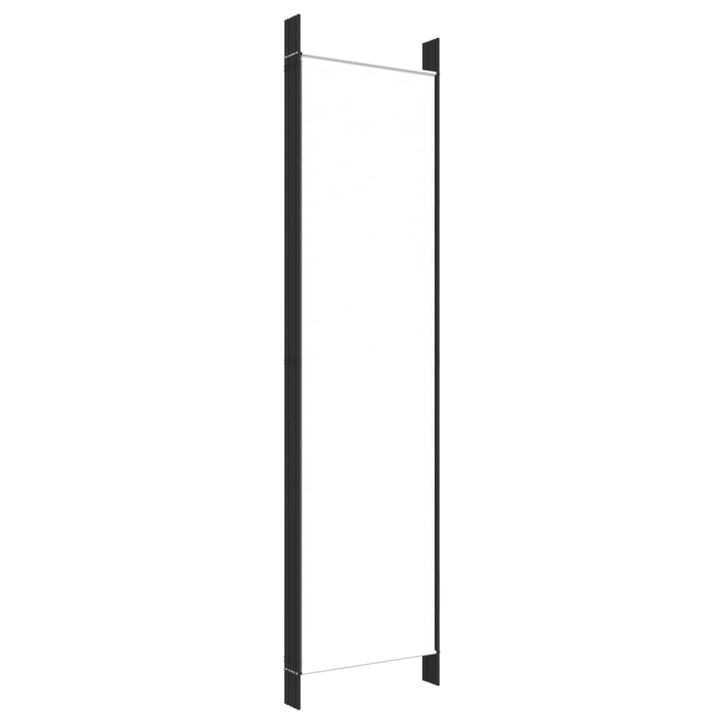 6-panels rumdeler 300x200 cm stof hvid