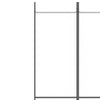 6-panels rumdeler 300x220 cm stof hvid
