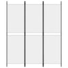3-panels rumdeler 150x180 cm stof hvid