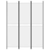 3-panels rumdeler 150x200 cm stof hvid