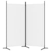 2-panels rumdeler 175x180 cm stof hvid