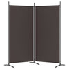 2-panels rumdeler 175x180 cm stof brun