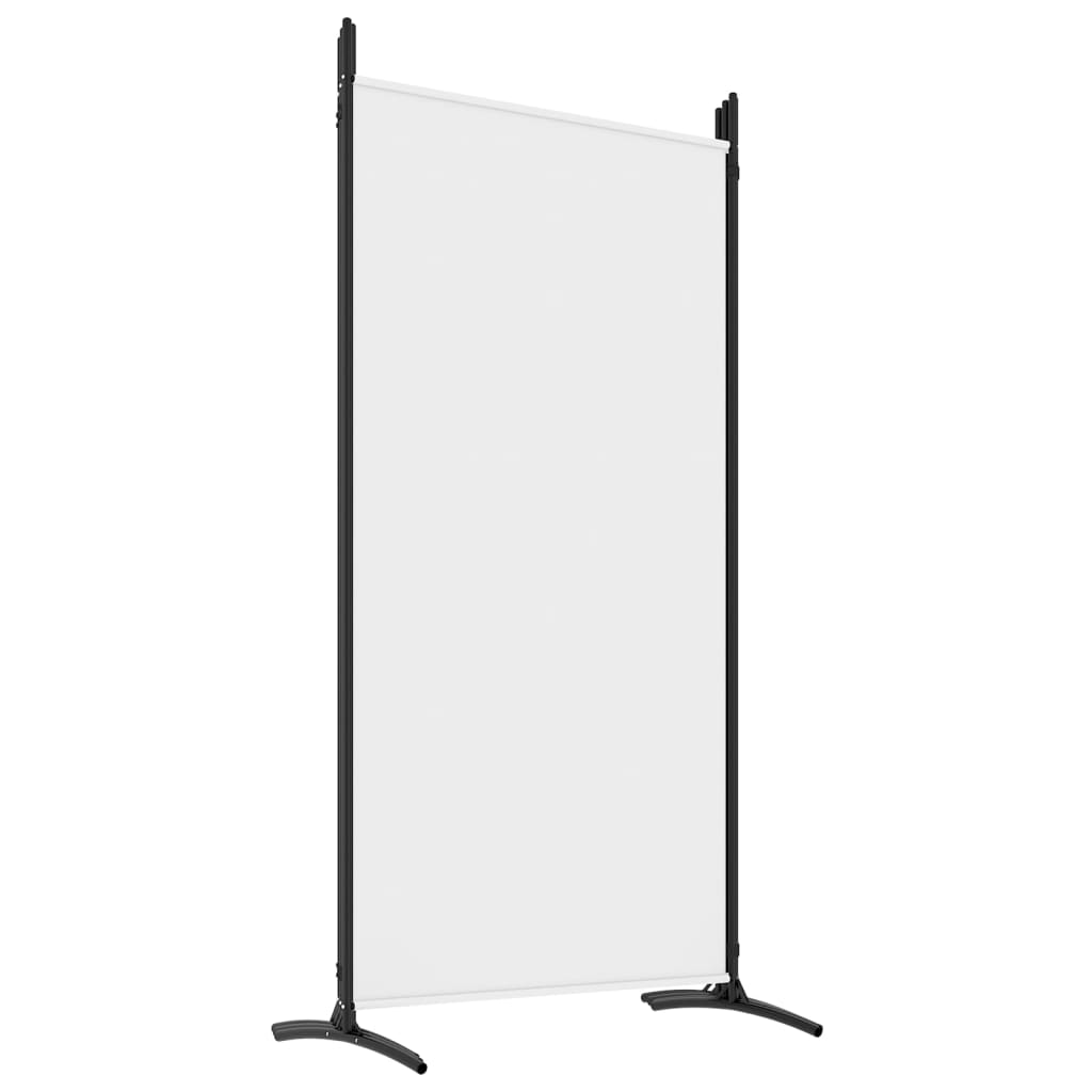 6-panels rumdeler 520x180 cm stof hvid