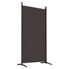 6-panels rumdeler 520x180 cm stof brun