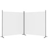 2-panels rumdeler 348x180 cm stof hvid