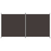 2-panels rumdeler 348x180 cm stof brun