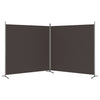 2-panels rumdeler 348x180 cm stof brun