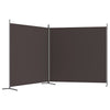 2-panels rumdeler 348x180 cm stof brun