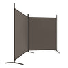 2-panels rumdeler 348x180 cm stof antracitgrå