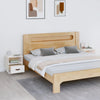 sengeborde 2 stk. 40x34x45 cm massivt fyrretræ hvid